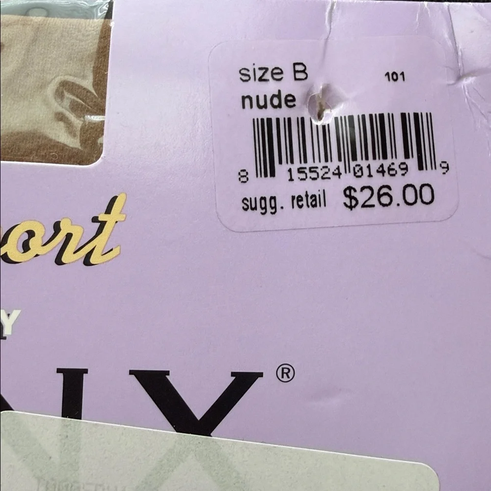 Spanx Leg Support Pantyhose Size B Nude Shaping Control NWT